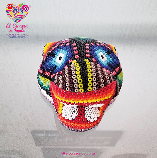 Jaguar Huichol-Espíritu del Bosque Sagrado ✨