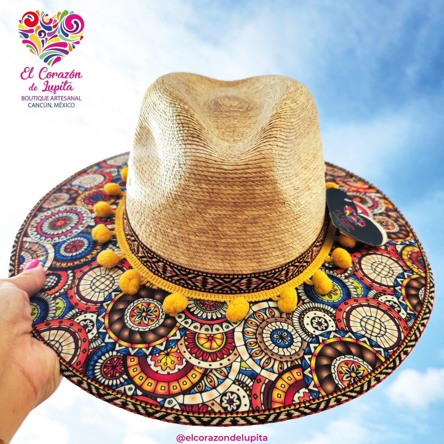 Sombrero Holbox Mandalas